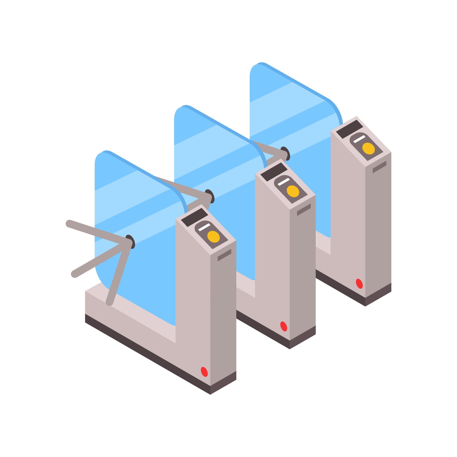 isometric turnstile icon
